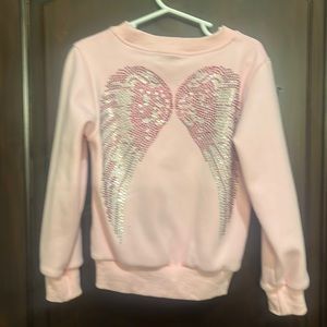 Girls lola and the boys angel wing sweatshirt never worn